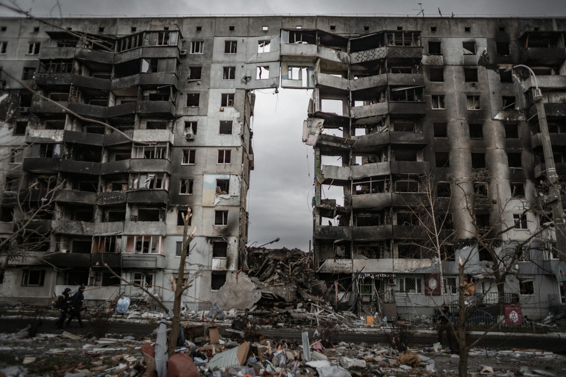 Exploded House in Borodyanka.