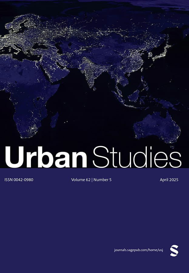 Urban Studies Journal cover: April 2025 Issue 62/5